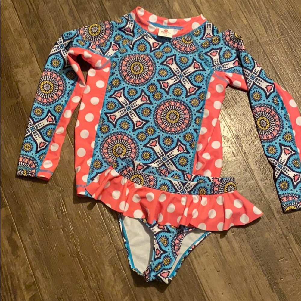 Ruffle Girl size 10 bathing suit